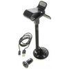 Automedia Phone Holder with Flexible Arm & Charger Clip