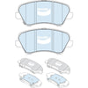Bendix General CT Brake Pad Set Front DB2240 GCT