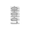 RDA Phantom Ceramic Brake Pad Set Rear RDC1509