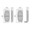 RDA GP Max Brake Pad Set Rear RDB1508