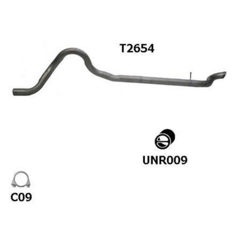 Redback Exhaust Pipe T2654