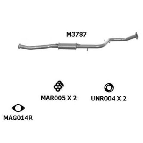 Redback Exhaust Muffler M3787