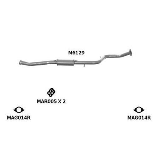 Redback Exhaust Muffler M6129