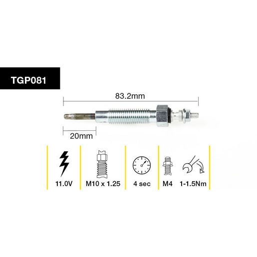 Tridon Glow Plug TGP081