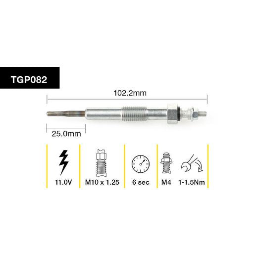 Tridon Glow Plug TGP082