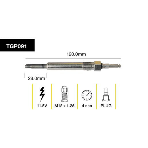 Tridon Glow Plug TGP091