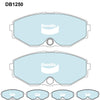 Bendix General CT Brake Pad Set Front DB1250 GCT
