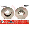 TRW Brake Rotor Single 315mm Front DF2733S