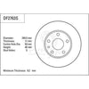 TRW Brake Rotor Single 240.5mm Rear DF2763S
