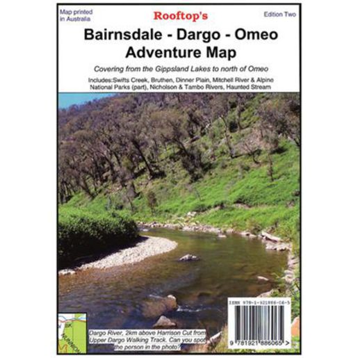 Hema Maps Bairnsdale Dargo Omeo Map 2nd Edition