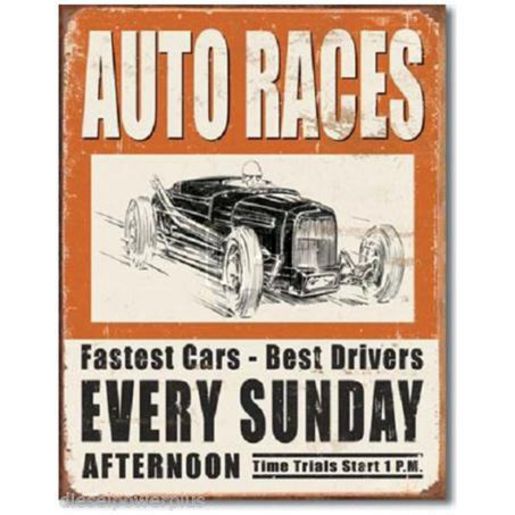 Naparts Garage Sign Vintage Auto Races 1546