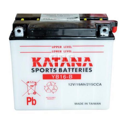 Katana 12V 19Ah Motorcycle Battery YB16-B 150028