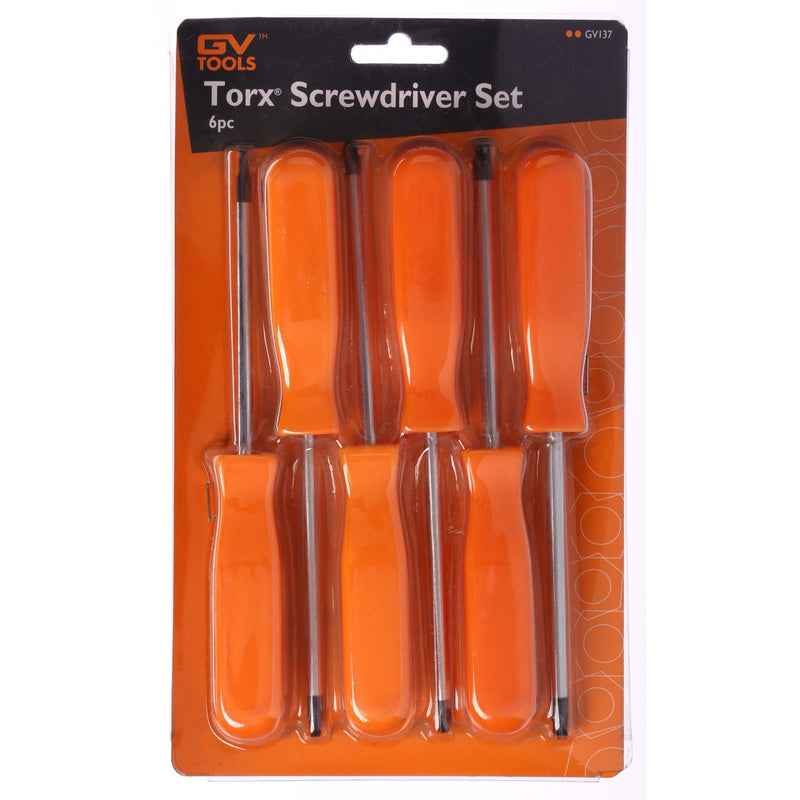 GV Tools Torx Screwdriver Set 6 Piece GV137