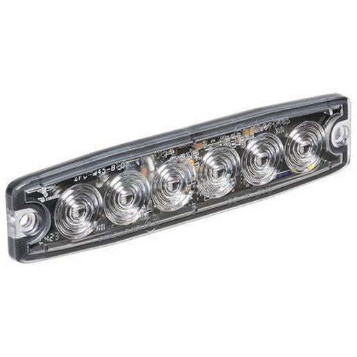 Narva High Powered Low Profile LED Warning Light Red