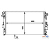 Mahle Radiator Aluminium/Plastic CR 608 000P