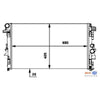 Mahle Radiator Aluminium/Plastic CR 608 000P