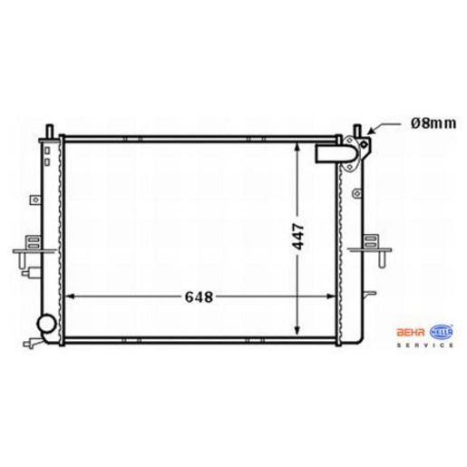 Mahle Radiator Aluminium/Plastic CR 1510 000S