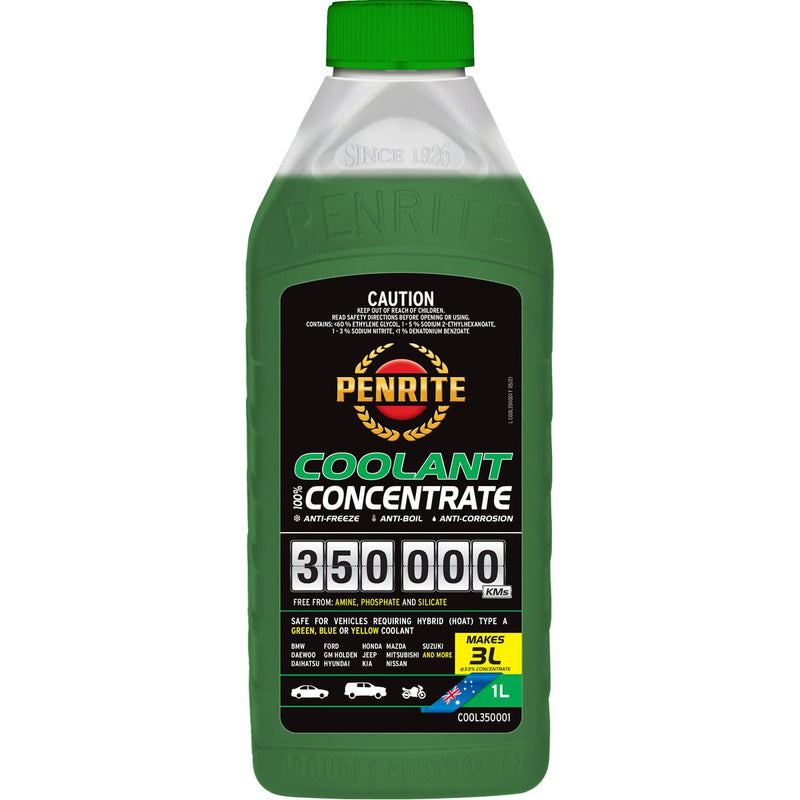 Penrite 350,000km Green Anti-Freeze Coolant Concentrate