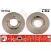 TRW Disc Brake Rotor 242mm DF1954S