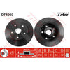 TRW Disc Brake Rotor 258mm DF4003S