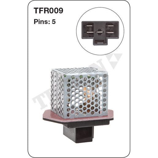 Tridon AC Blower Motor Resistor TFR009