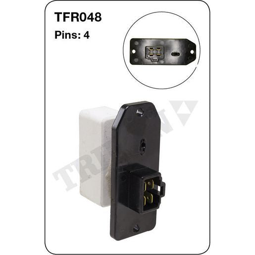 Tridon AC Blower Motor Resistor TFR048