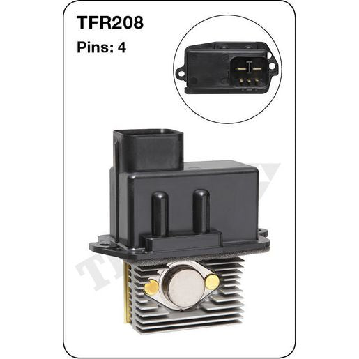 Tridon AC Blower Motor Resistor TFR208