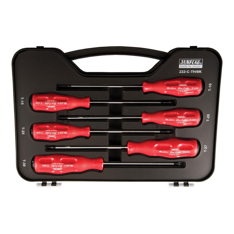 Sunfla Torx Security Screwdriver Set 6 Pce 222-C-TH/6K