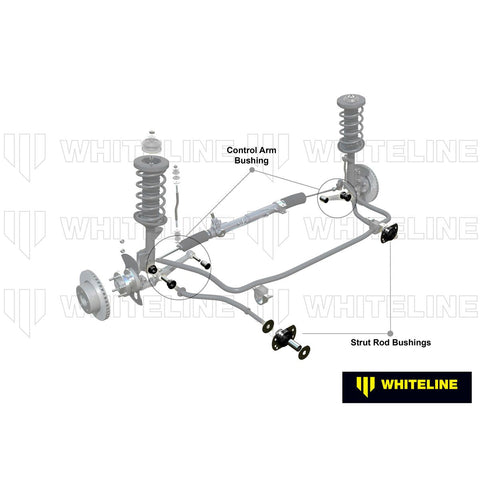 Whiteline WCOM5C Control Arm Strut Rod Bush Kit fits