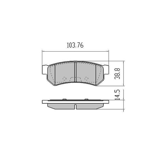 RDA Phantom Ceramic Brake Pad Set Rear RDC2032
