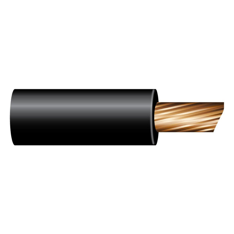OEX 2 B&S Single Core Battery Cable Black 30M Roll ACX0908