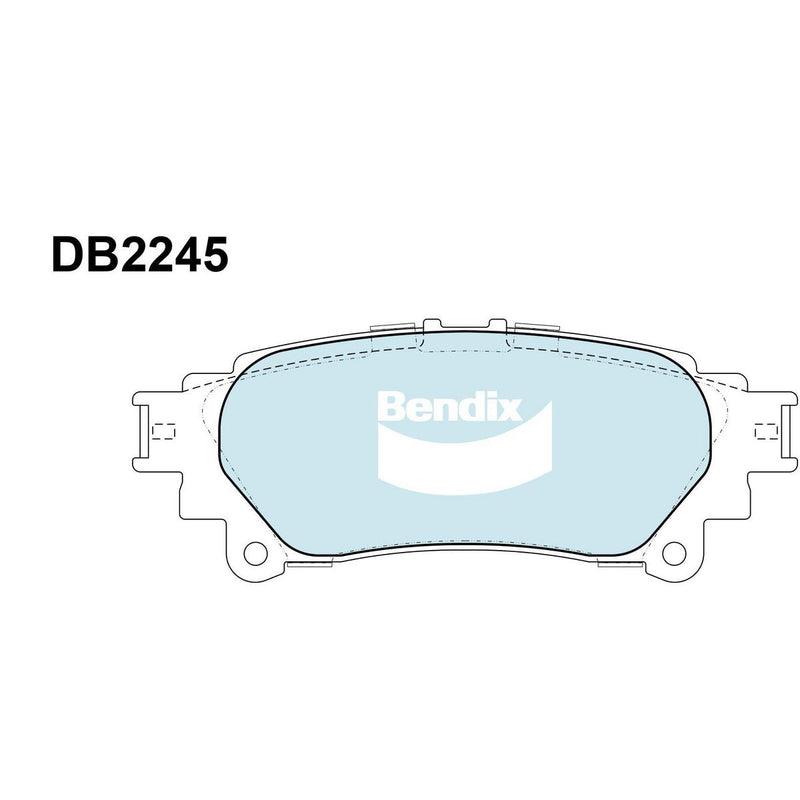 Bendix 4x4 Brake Pad Set Rear DB2245 -4WD