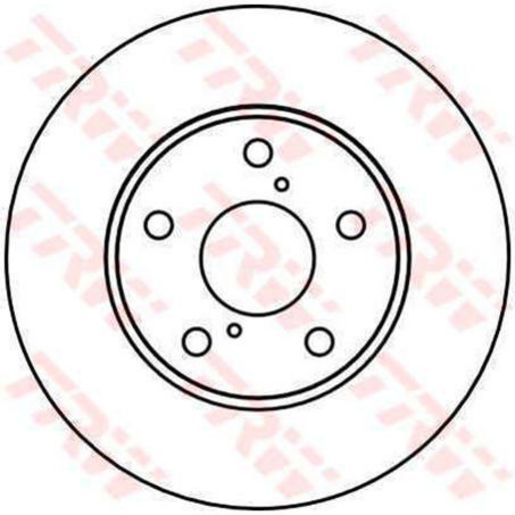 TRW Disc Brake Rotor 275mm DF4114S