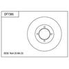 TRW Brake Rotor 230mm Front DF7385S