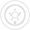 TRW Disc Brake Rotor 274mm DF6503S