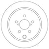 TRW Disc Brake Rotor 274mm DF6503S