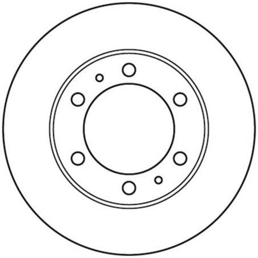 TRW Disc Brake Rotor 297mm DF4917S
