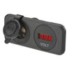 Narva HD Accessory Socket & Volt Meter 81145BL