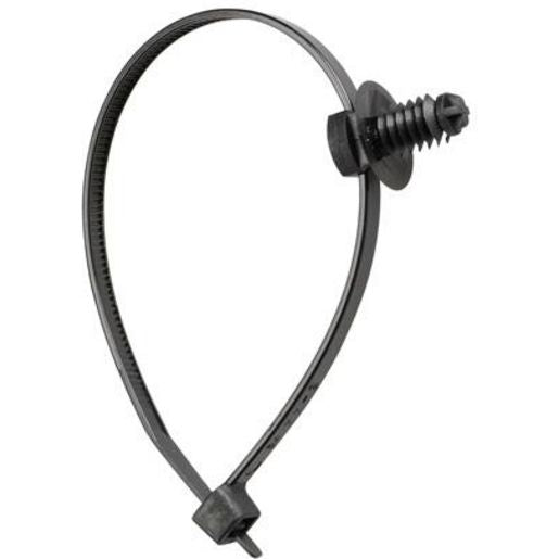 Narva Cable Tie With Fir Tree Mount 4.8x200mm (25Pk) 56800