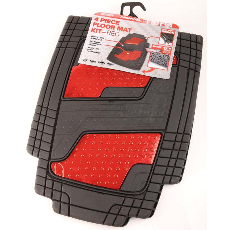 Whorae Premium Rubber Mats Front Silver 302137