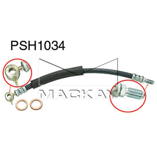 Mackay Power Steering Hose PSH1034