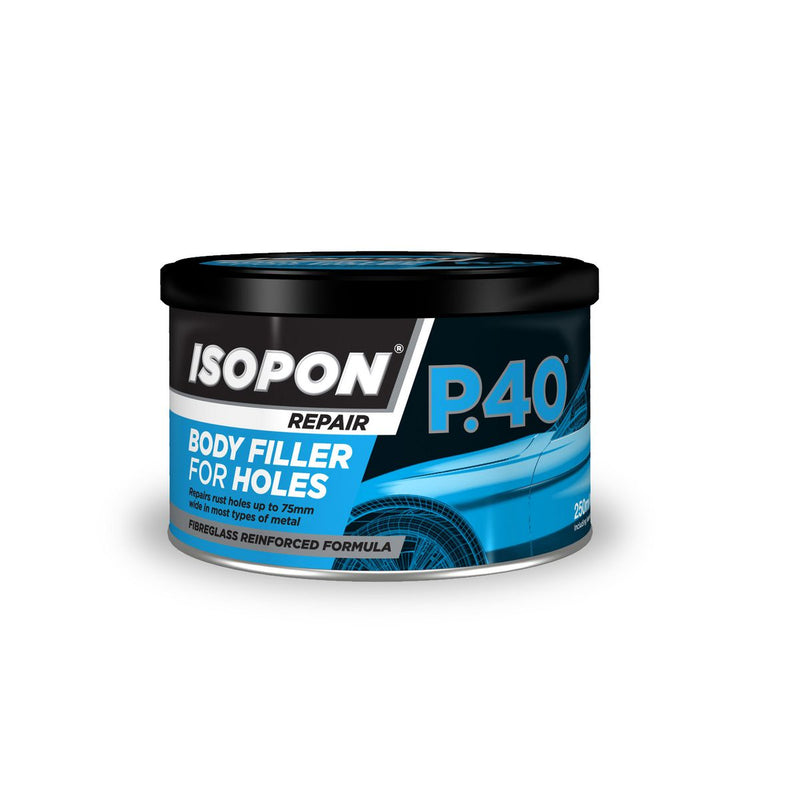 Isopon Upol P40 Fibreglass Filler 250ml Tin P40/S