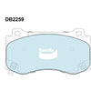 Bendix Heavy Duty Brake Pad Set Front DB2259 HD