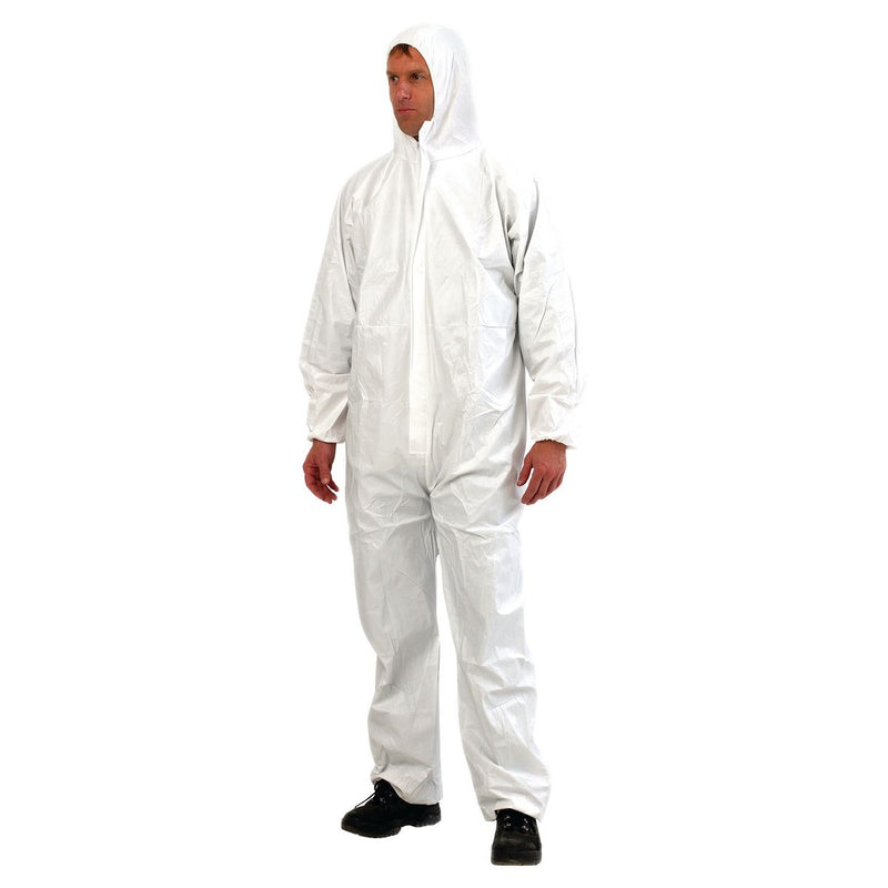 Prochoice Coverall Disposable 2Xl White DOWP2XL
