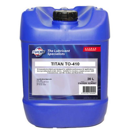 Fuchs Titan Utto TO-4 Transmission Fluid 10W 20L 2145020