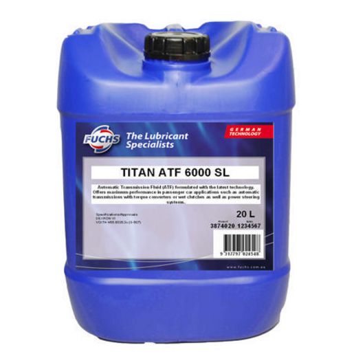 Fuchs Titan 6000 Automatic Transmission Fluid 20L 3874020
