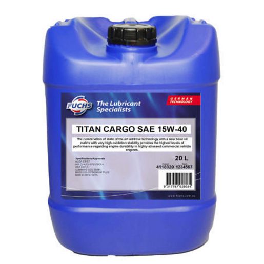 Fuchs Titan Cargo 15W-40 Engine Oil 20L 4118020