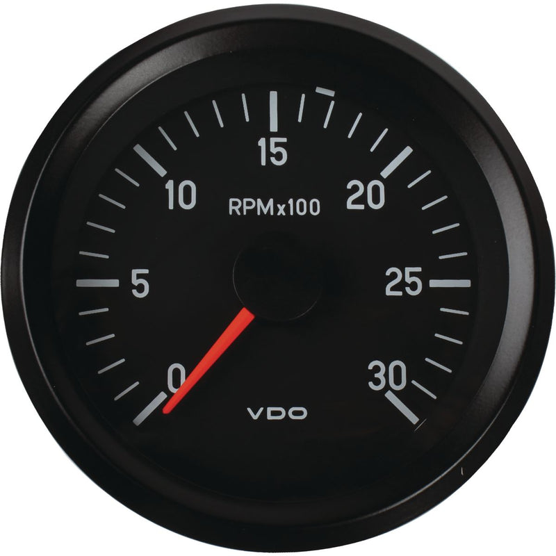 VDO Tachometer Elec 0-3000 RPM 85mm Round 12V 333035004