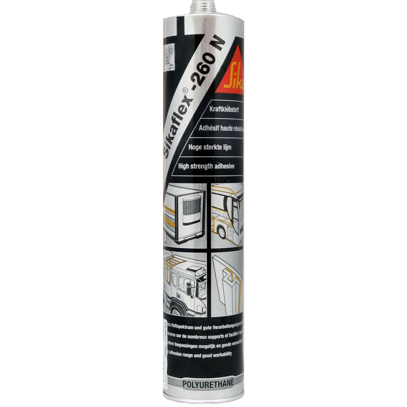 Sikaflex 260N Multipurpose Adhesive Cartridge Black 300ml