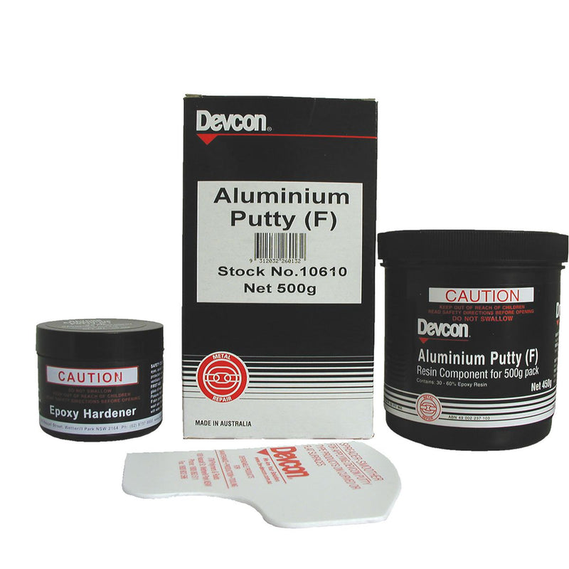 Devcon Epoxy Putty Aluminium Type-F 500g D10610